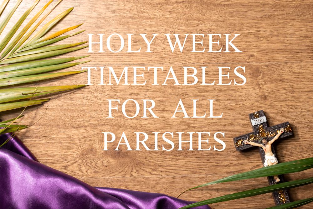 Parish Holy Week Timetables